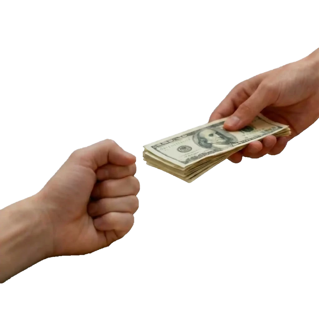 difficulty receiving money